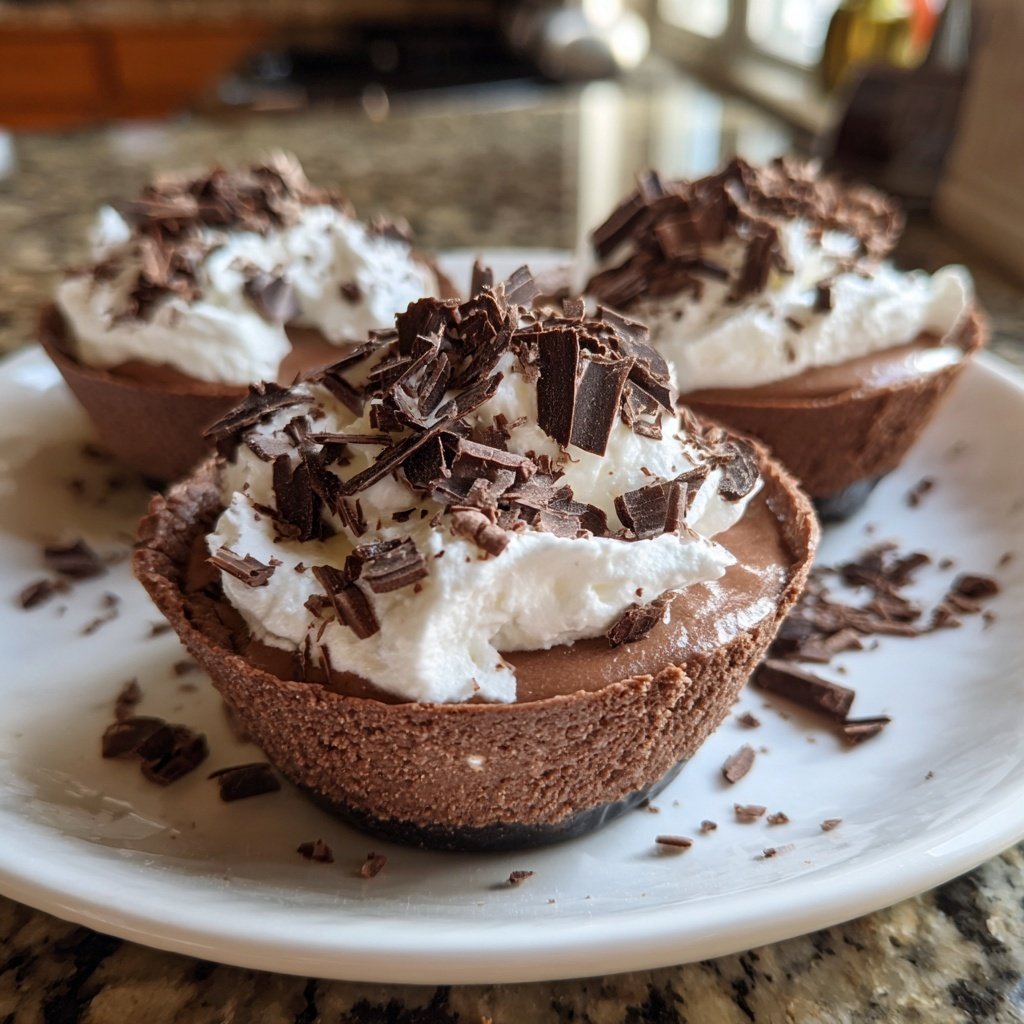Chocolate Cream Pie Cups