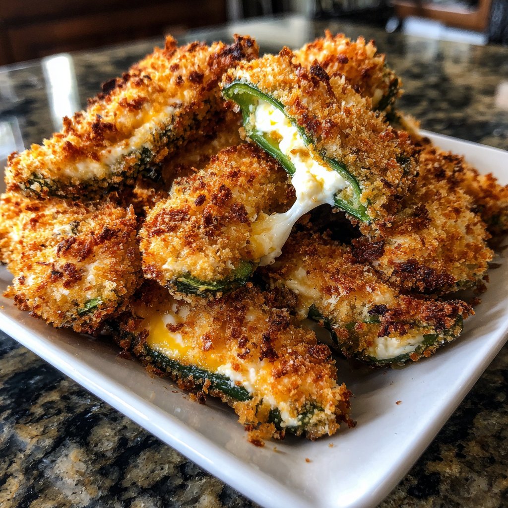Jalapeno Poppers with Savory Crumb Topping