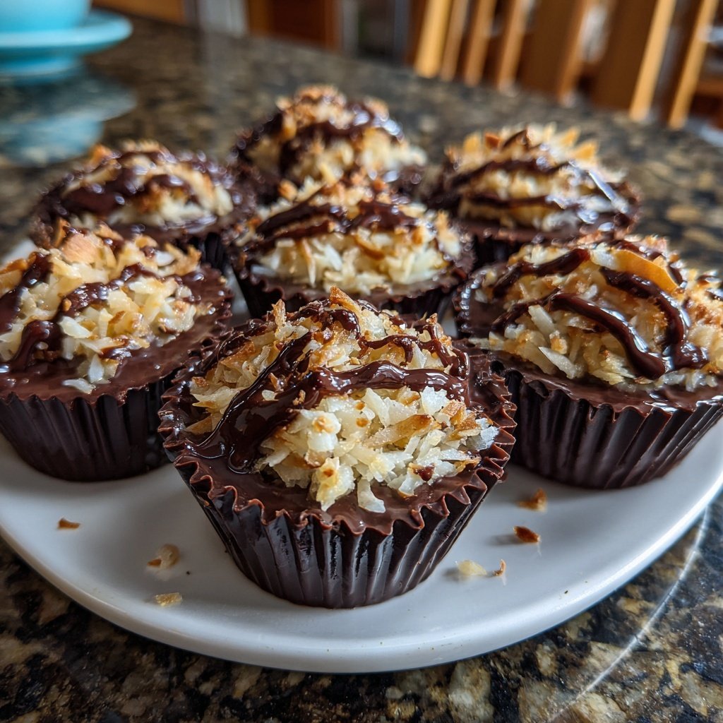 Valentines Treats Chocolate Coconut Cups
