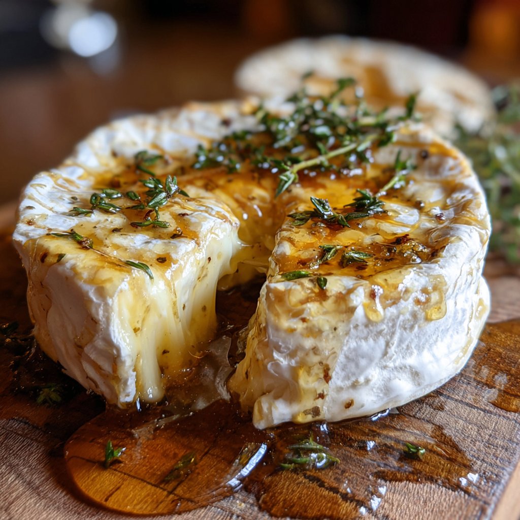 Camembert with Honey and Thyme
