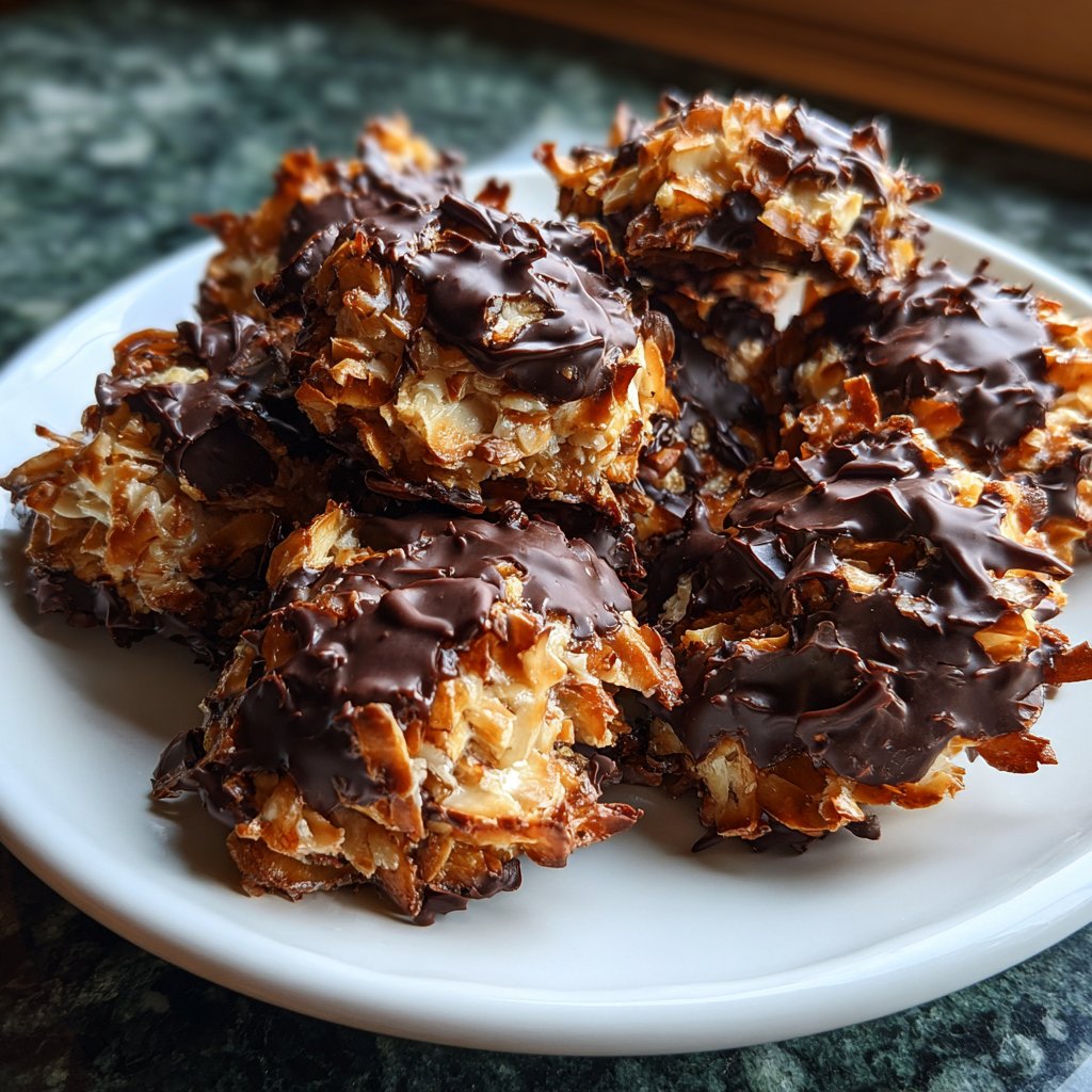 Chocolate Coconut Peanut Clusters