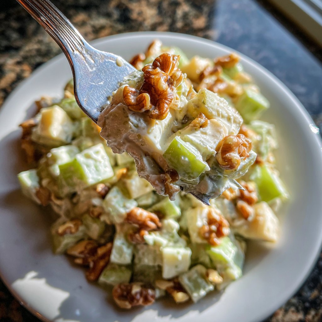 Creamy Celery Salad With Apples