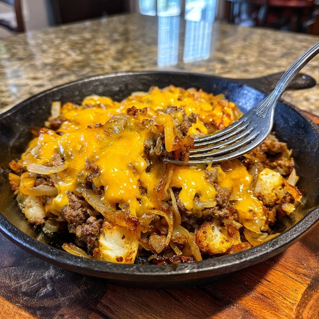 Classic Hamburger Meat Skillet Dinner