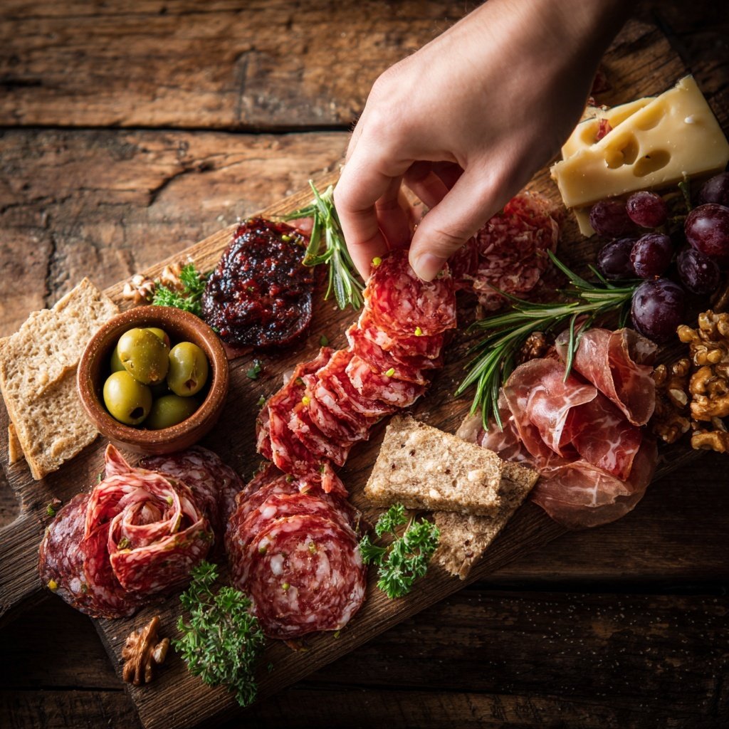 Transform Your Charcuterie Board with These 5 Salami Folding Techniques