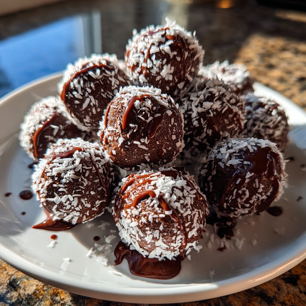 Chocolate Coconut Truffles