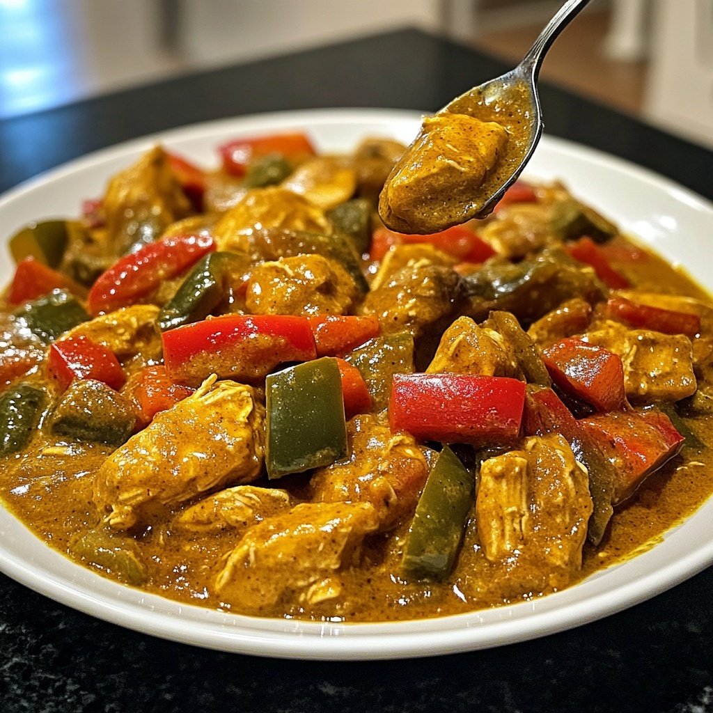Creamy Slow Cooker Chicken Curry
