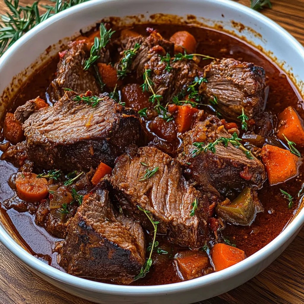 Italian Pot Roast Straccato