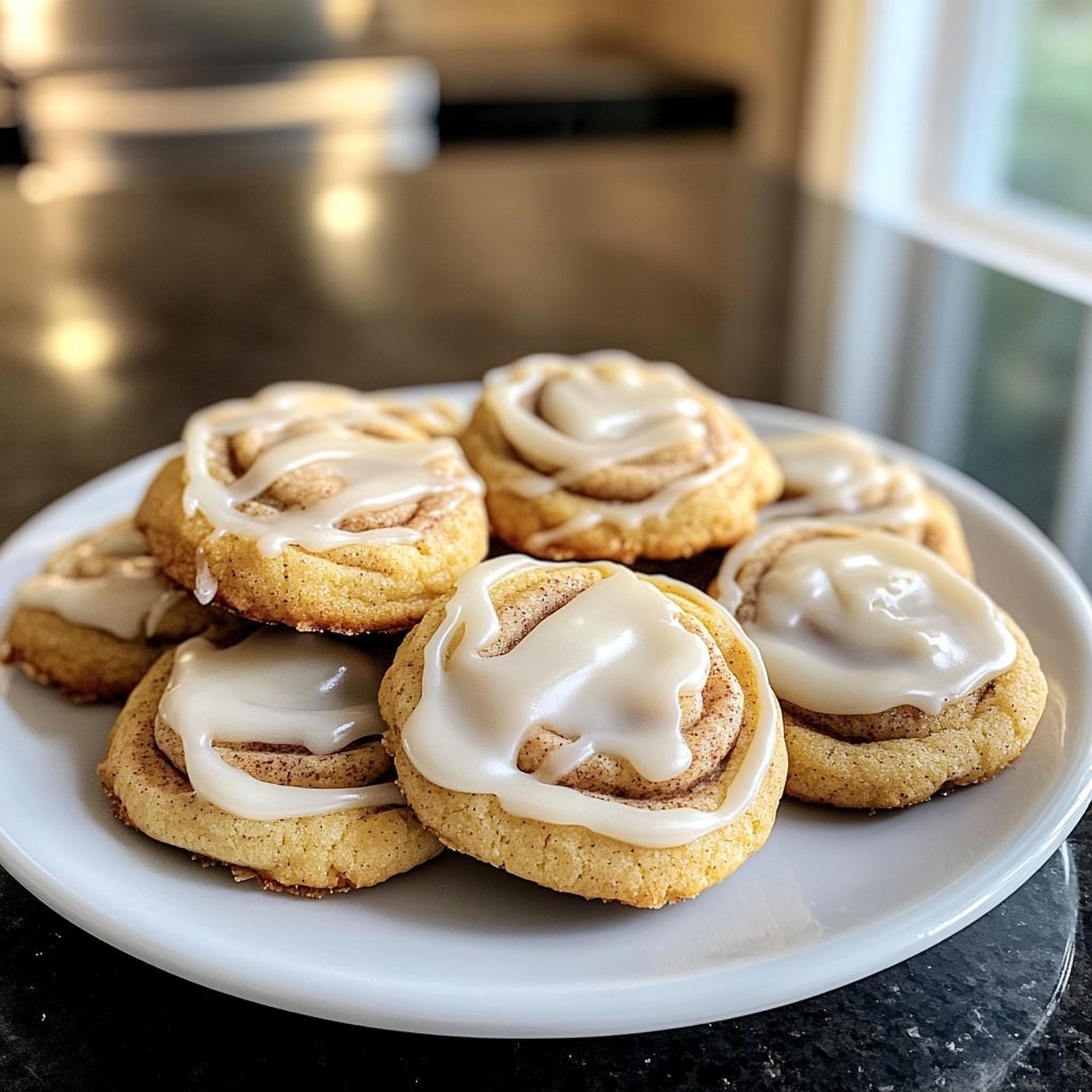 Soft and Chewy Cinnamon Roll Sugar Cookies