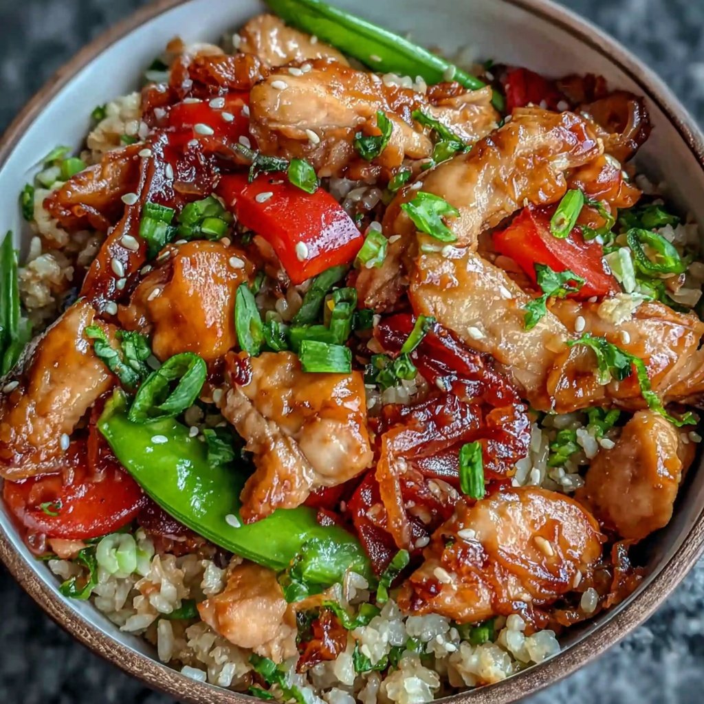 Healthy Teriyaki Chicken Bowl